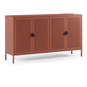 Bufet inferior din metal maro teracota 160 cm Sayla Quiet Object