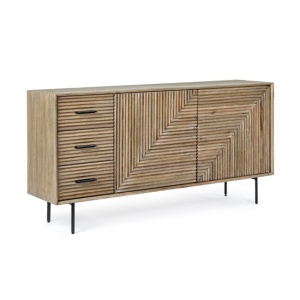 Bufet inferior maro din lemn 160 cm Darsey Bizzotto