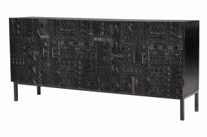 Bufet inferior maro din lemn 180 cm Hieroglyphic Giner y Colomer