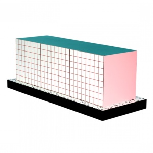 Bufet inferior multicolor din lemn 161 cm Superfurniture Grid Seletti
