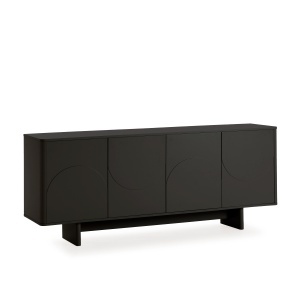 Bufet inferior negru 180 cm Solei The Home Collection