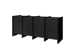Bufet inferior negru din lemn 163 cm Scarni Ferm Living