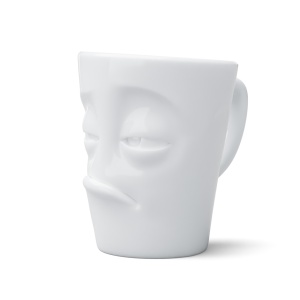 Cana alba din ceramica 350 ml Snoozy Tassen