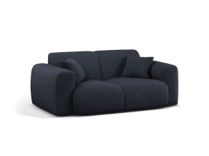 Canapea albastru navy din textil pentru 2 persoane Molino Eden Micadoni