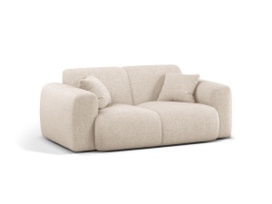 Canapea bej deschis din textil pentru 2 persoane Molino Eden Micadoni