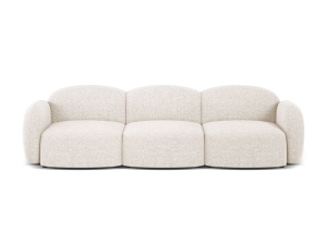 Canapea bej deschis din textil pentru 3 persoane Blair Eden Micadoni