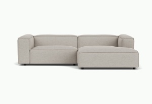 Canapea cu colt gri din textil 279 cm Dunbar Right Sydney -22 FEST