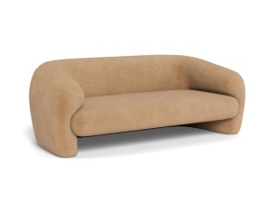 Canapea maro din textil pentru 2.5 persoane Brenham Quiet Object