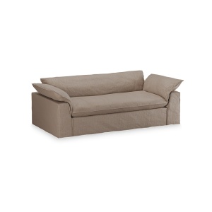 Canapea maro din textil pentru 3 persoane Nomad Pure HKliving