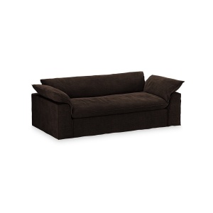 Canapea maro espresso din catifea pentru 3 persoane Nomad Royal HKliving