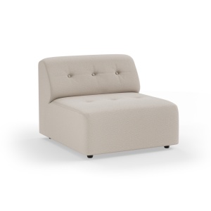 Canapea modulara bej din textil 94 cm Vint Middle HKliving