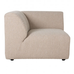 Canapea modulara grej din textil 94 cm Jax Left HKliving