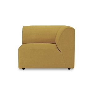 Canapea modulara ocru din textil 94 cm Jax Right End HKliving