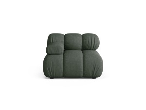 Canapea modulara verde muschi din textil pentru 1 persoana Bellis Left Liberty Micadoni