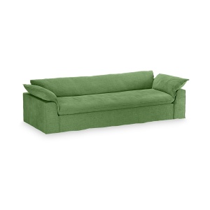 Canapea verde din catifea 305 cm Nomad Royal HKliving