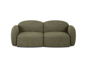 Canapea verde din textil pentru 2 persoane Blair Eden Micadoni