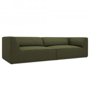 Canapea verde din textil pentru 4 persoane Ruby Micadoni