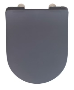 Capac pentru toaleta gri din plastic Sedilo Wenko