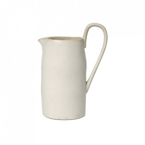 Carafa alba din ceramica 1 L Flow Ferm Living