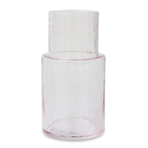 Carafa roz din sticla 800 ml Tube HKliving