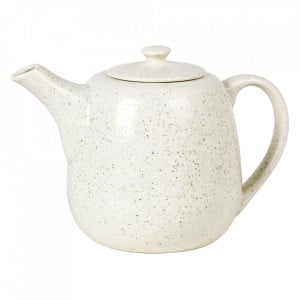 Ceainic crem din ceramica 1,3 L Nordic Vanilla Broste Copenhagen
