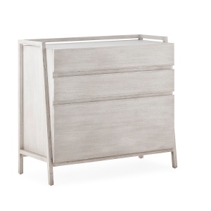 Comoda gri din lemn 108 cm Antony Thai Natura