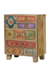 Comoda multicolora din lemn 52 cm Modica Giner y Colomer