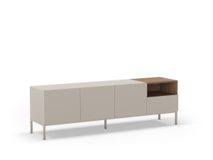 Comoda TV crem din metal 180 cm Cailin The Home Collection