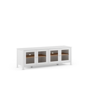 Comoda TV din lemn alb 150 cm Alessandra Quiet Object