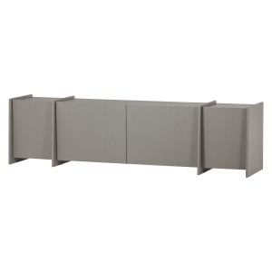 Comoda TV gri 200 cm Brock Woood