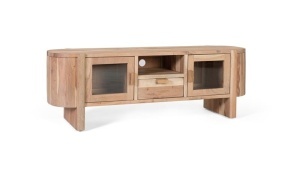 Comoda TV maro din lemn 149 cm Sample Giner y Colomer