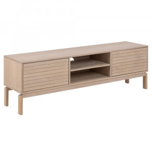 Comoda TV maro din lemn 160 cm Linley Quiet Object