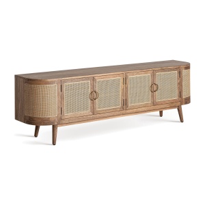 Comoda TV maro din lemn 200 cm Beckley Vical Home