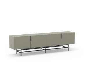 Comoda TV verde din metal 200 cm Eldia Quiet Object