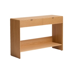 Consola maro deschis 120 cm Norlen Kave Home
