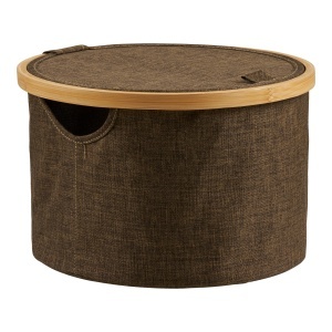 Cos cu capac din fibre sintetice maro Noto House Nordic