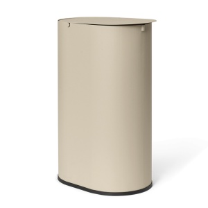 Cos de gunoi crem din metal 6.6 L Enkel Ferm Living