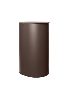 Cos de gunoi maro ciocolata din metal 40 L Enkel Ferm Living