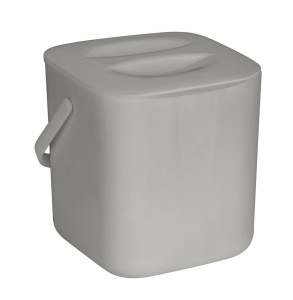 Cos de gunoi pentru compost gri din fibre sintetice 3 L Conny Wenko