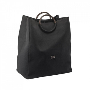 Cos de rufe negru din fibre sintetice 85 L Jada Aquanova