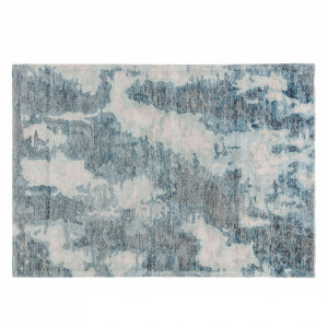 Covor albastru din fibre naturale 140x200 cm Erode Versmissen