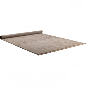 Covor crem din polipropilena si viscoza 200x295 cm Shisha Forest Dutchbone