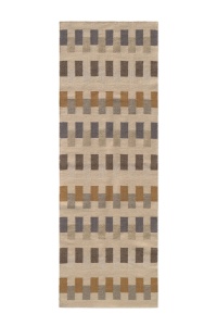 Covor din fibre naturale crem/multicolore 80x230 cm Intersecting Lorena Canals