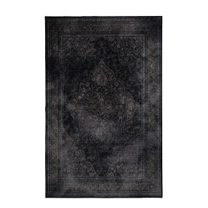 Covor gri inchis din bumbac 170x240 cm Rugged Dutchbone