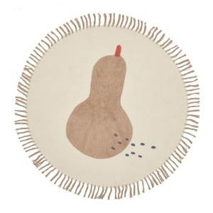 Covor maro din bumbac 120 cm Tamya Kave Home