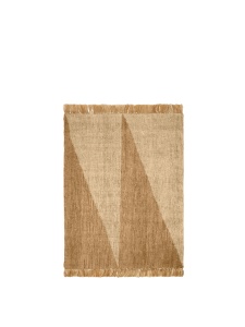 Covor maro din fibre naturale 140x200 cm Studie Ferm Living