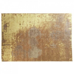 Covor maro ruginiu din bumbac si poliester 240x350 cm Modern Art Invicta Interior
