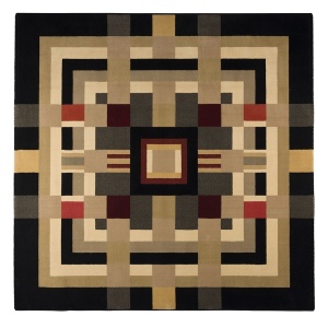 Covor multicolor din fibre sintetice 200x200 cm Urban Maze Bold Monkey
