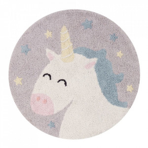 Covor pentru copii multicolor din bumbac 100 cm Believe In Yourself Lorena Canals