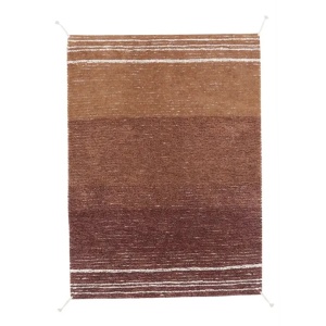 Covor reversibil pentru copii maro caramel din bumbac 170x240 cm Twin Reversible Lorena Canals